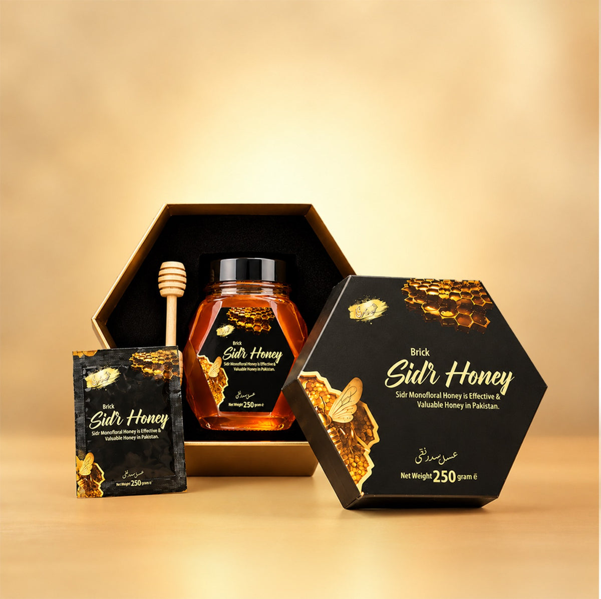 Premium Box Monofloral Sidr Honey - 250g