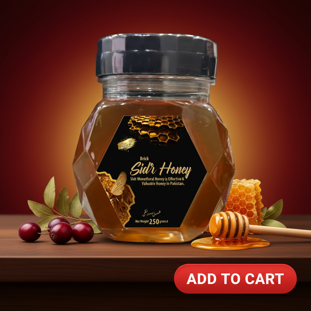 Monofloral Sidr Honey - 250g خالص بیری کا شہد، پاؤ ۔