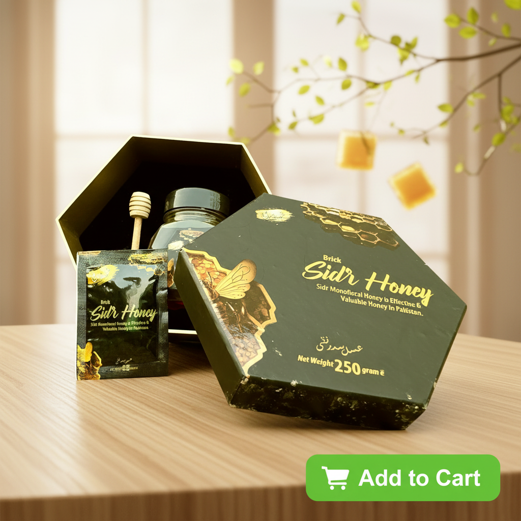 Premium Box Monofloral Sidr Honey - 250g پریمیئم باکس خالص بیری کا شہد، پاؤ ۔