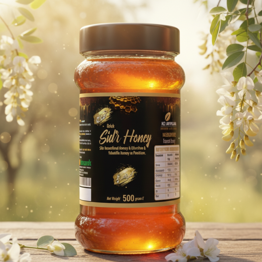 Monofloral Sidr Honey - 500g خالص بیری کا شہد، آدھ کلو گرام