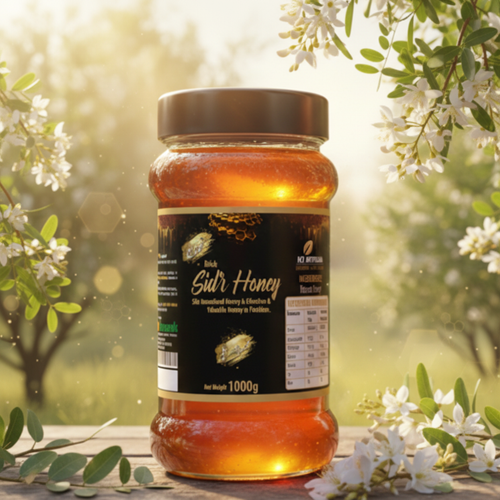 Monofloral Sidr Honey - 1000g خالص بیری کا شہد، ایک کلو گرام