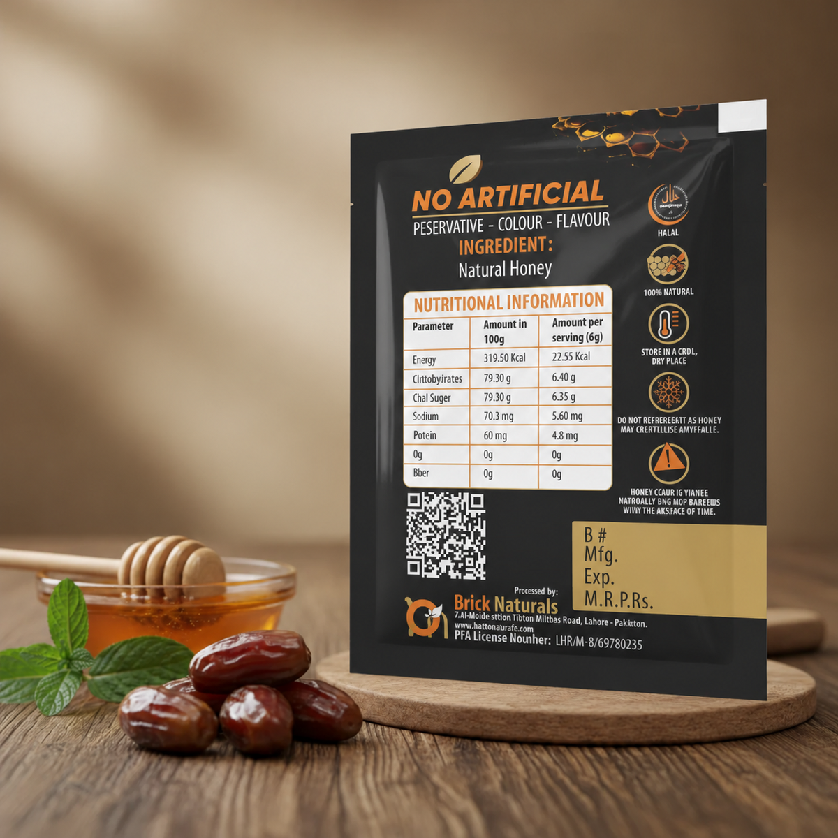 Monofloral Sidr Honey Sachet - 8g
